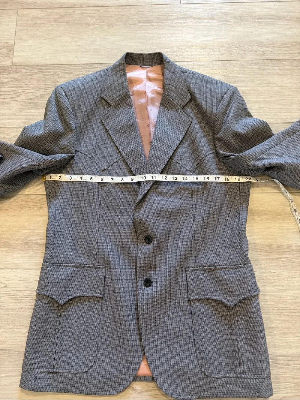 Vintage 70s Circle S Western Ranch Wear Men's 3pc Set Pant Suit Sz 38R Waist 34”